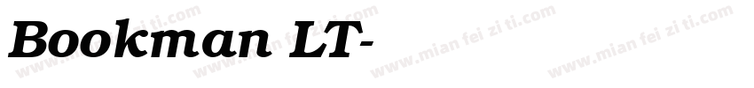Bookman LT字体转换